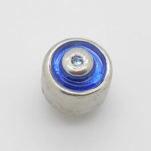 Color Donut Jewel Charm (Blue)