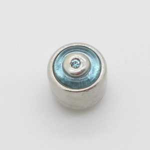 Color Donut Jewel Charm (Light Blue)