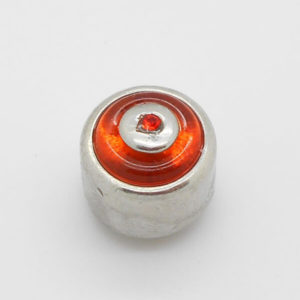 Color Donut Jewel Charm (Orange)