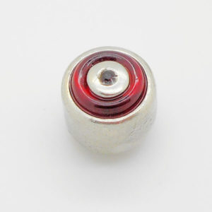 Color Donut Jewel Charm (Red)