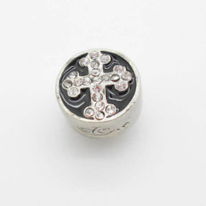 Cross Jewel Charm(Black)