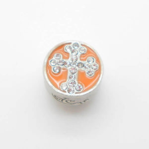 Cross Jewel Charm(Orange)