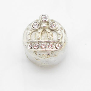Crystal Crown Jewel Charm (Clear)