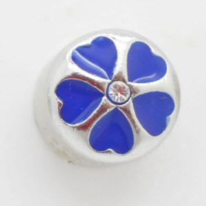 Five Heart Flower Jewel Charm(blue)