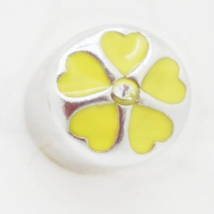 Five Heart Flower Jewel Charm(yellow)