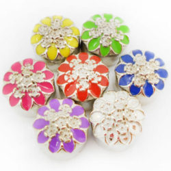 Color Flower Cluster Jewel Charm