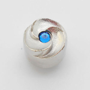 Crystal Swirl Jewel Charm(Blue)