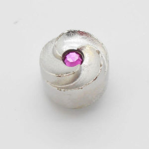 Crystal Swirl Jewel Charm(Pink)